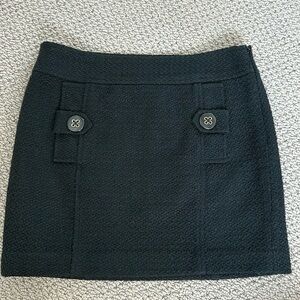 Banana Republic Black Boucle Mini Skirt